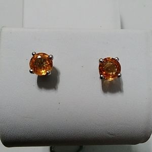 RARE Spessartine Garnet Earrings